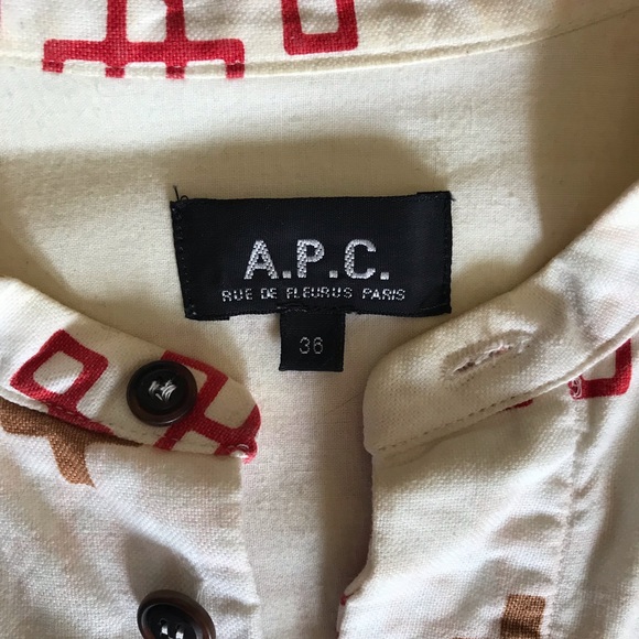 Mod A.P.C. Shift Dress Southwestern Print - Picture 3 of 3